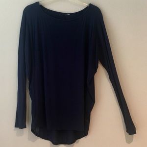 Navy long sleeve shirt
